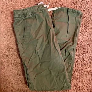 Boys L Green Jogger Jeans